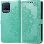 VSECHNONAMOBIL 32255 ART Peňaženkový kryt Realme 8 / Realme 8 Pro ORNAMENT zelený – Hledejceny.cz