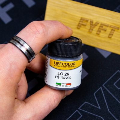 LifeColor LC26 Basic Matt Gun Metal 22 ml – Sleviste.cz