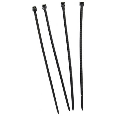 Vázací pásky 400x4.8mm 50ks černá – Hledejceny.cz