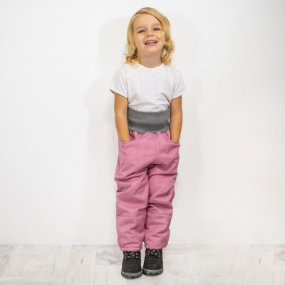 Esito dětské softshellové oteplovačky Antique pink – Hledejceny.cz