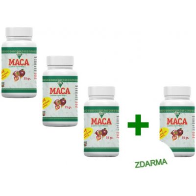 Oro Verde SET Maca andina kapsle 350 mg x 100 vegetariánské 3 + 1 – Zboží Mobilmania