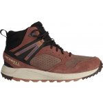 Merrell kotníkové Wildwood Sneaker Mid WP hnědé – Zboží Dáma