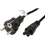 goobay Kabel k notebooku, CEE 7/7(M) - IEC320 C5, černý, 1,8m (trojlístek), přímý, černý (93586) - 19.92.1028 – Hledejceny.cz