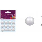 MFP Koule polystyrenová hladká 2 cm bílá 12 ks – Sleviste.cz