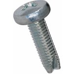 Šroub závitořezný metrický s křížovou drážkou BN 1023 čočková hlava M3x8 BN 1023 ZB – Sleviste.cz