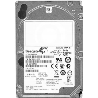 Seagate Savvio 10K.6 900GB, 2,5", 10000rpm, ST900MM0006