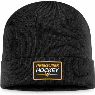 Fanatics Pánská zimní čepice Pittsburgh Penguins Authentic Pro Prime Cuffed Beanie