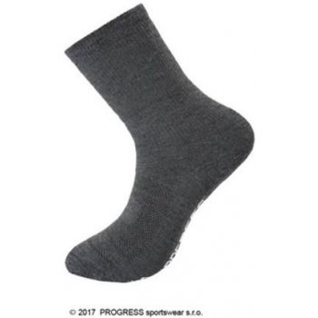 Progress MANAGER MERINO LITE ponožky s merino vlnou šedá