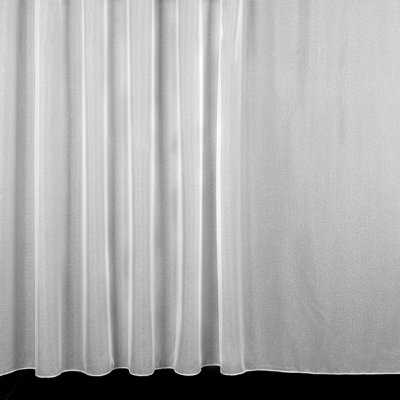 Rand Organzová záclona 1270, žíhaný vzor, s olůvkem, průhledná výška 80cm ( v metráži) – Zboží Mobilmania