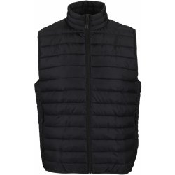 Sol's pánská zateplená prošívaná vesta Bodywarmer Stream se stojáčkem černá