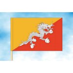 LIBEA, s.r.o. Vlajka Bhútánu Rozměr: 60×90 cm, Uchycení: Návlek na žerď – Hledejceny.cz