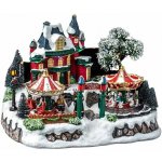 Fééric Lights and Christmas Vánoční vesnička Vánoční scéna s krámy – Hledejceny.cz