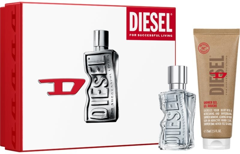 Diesel D BY DIESEL EDT 100 ml + sprchový gel 75 ml + sprchový gel 75 ml