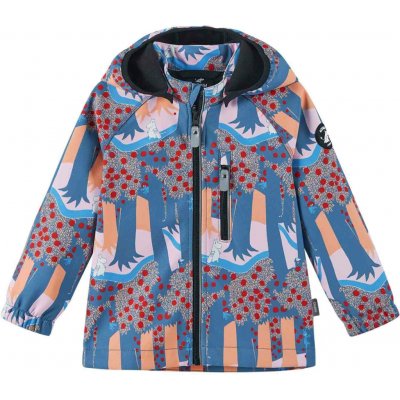 Reima Dětská softshellová bunda Moomin Vantti Blue Ocean – Zbozi.Blesk.cz