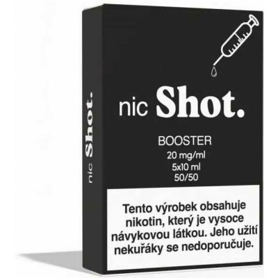 VAPOLAND nic Shot booster PG50/VG50 20 mg 5x10 ml – Hledejceny.cz
