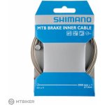 Shimano MTB brzdové lanko, 1,6 mm x 2050 mm, nerezová oceľ – Zboží Mobilmania
