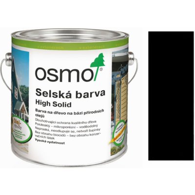 Osmo 2703 Selská barva 0,75 l Černošedá – Zboží Mobilmania