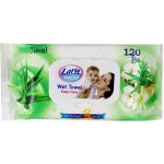 Lara vlhčené ubrousky s Aloe Vera 120 ks – Zboží Dáma