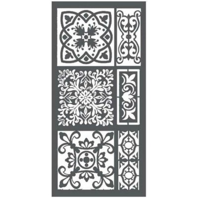 Stamperia Plastová šablona 12x25cm maroko dlaždice – Zboží Mobilmania