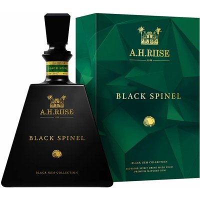 A. H. Riise Black Spinel 46,1% 0,7 l (dárková kazeta) – Hledejceny.cz