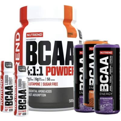 NUTREND BCAA 4:1:1 POWDER, 500 g – Zboží Dáma