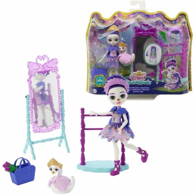 Mattel Enchantimals baletní studio Sarely Swan a Pointe Royal