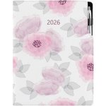 Design A4 denní 2026 Pivoňka – Zboží Živě