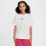 Nike Sportswear Essential Big Kids (Girls) T-Shirt 0197596495614 Bílá – Zboží Dáma