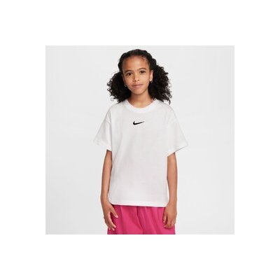 Nike Sportswear Essential Big Kids (Girls) T-Shirt 0197596495614 Bílá – Zboží Dáma