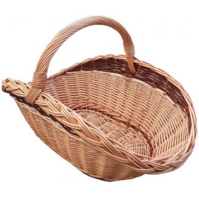 HRADIL proutěný koš na dřevo 64 x 35 cm – Zboží Mobilmania
