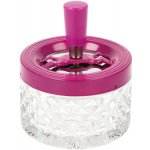 Cigaretový popelník otočný skleněný Angelo Pink 9,5cm – Hledejceny.cz
