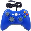 Gamepad PSko drátový ovaldač pro Xbox 360 modrý 5985
