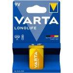 Varta Longlife 9V 1ks 4122101411 – Zboží Živě