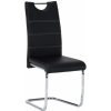 Jídelní židle MOB Abalia New černá / chrom