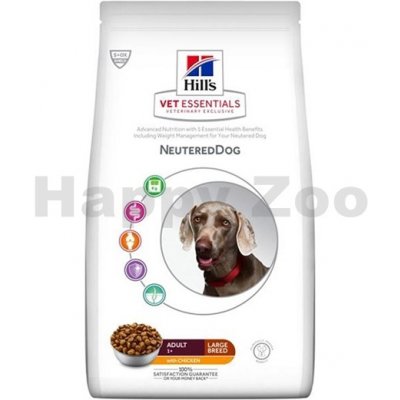 Hill’s Vet Essentials Adult Neutered Dog Large Breed Chicken 12 kg – Hledejceny.cz
