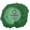 Glazura a keramická barva PourArt Metalický prášek DK634 Pearl Grass Green 10 g