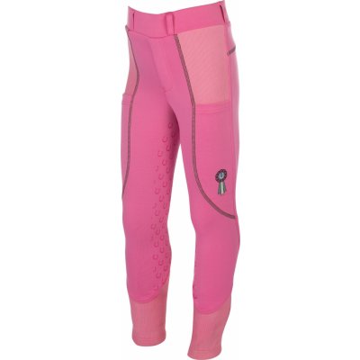 HKM Legíny jezdecké Claire s gripem dětské pink – Zboží Dáma