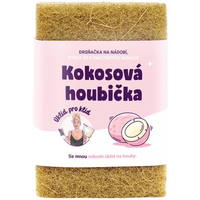 Úklid pro klid Kokosová houbička na nádobí 2 ks – Hledejceny.cz