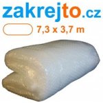 Flobal Solární plachta ovál 180 mic 7,3 x 3,7 m Transparentní – Zboží Dáma