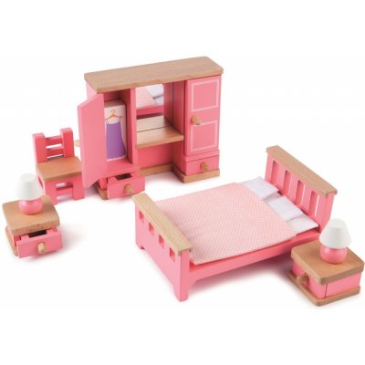 Tidlo Dřevěný nábytek ložnice růžová – Zboží Mobilmania