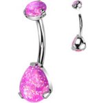 Šperky4U piercing do pupíku titan opál TIT1187-OP22 – Sleviste.cz