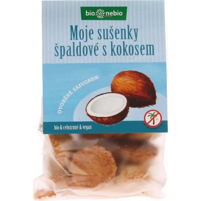 BioNebio Moje sušenky kokosové 130 g – Zbozi.Blesk.cz