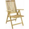 Zahradní židle a křeslo Zahradní skládací židle dřevěná DIVERO D54742