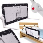 Ikonka KX5319_1 120 x 48,5 cm Ochranná zábrana k posteli – Zboží Dáma