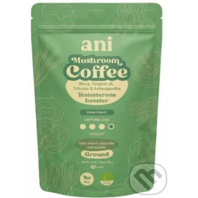 ANi Mushroom Coffee Testosteron booster zrnková 0,2 kg – Hledejceny.cz