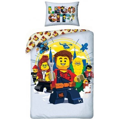 Halantex bavlna povlečení Lego City Adventures 70x90 140x200