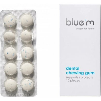 Blue M Oxygen for Health žvýkací guma 10 ks – Sleviste.cz