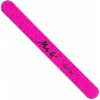 MollyLac pilník na nechty infinity slim neon pink rovný 100/100 – Zbozi.Blesk.cz