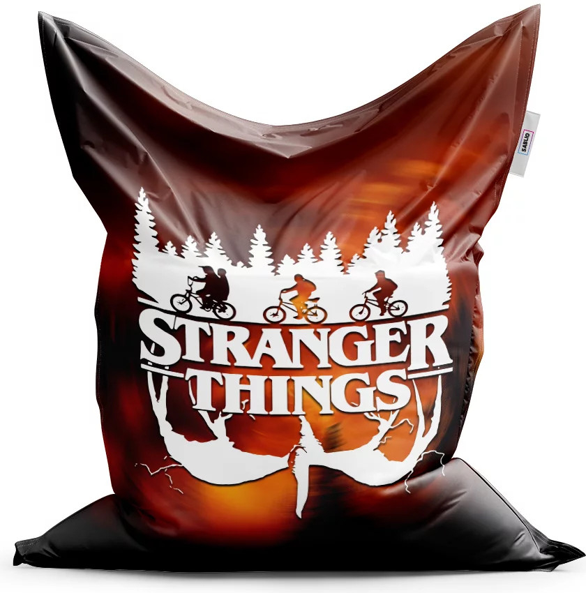 Sablio sedací vak Classic Stranger Things Glow 200x140 cm
