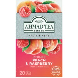 Ahmad Tea Infusion PEACH & RASPBERRY 20 x 1,8 g